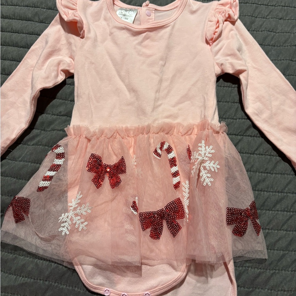 Sweet Wink Long Sleeve Bodysuit Tutu